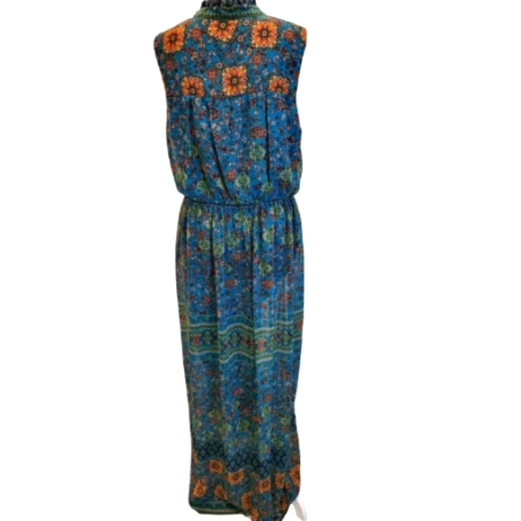 Love Reign Halter Maxi Dress Size L Tall - Picture 2 of 6